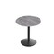 Holland Bar Stool Co 30 Tall OD214 Black Table Base w22 Diameter Foot and 36 Diameter Greystone Top, IndoorOutdoor OD214-2230BWODS36RGryStn - alternate 1